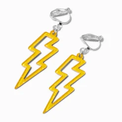 Pendantes à clip éclair jaunes