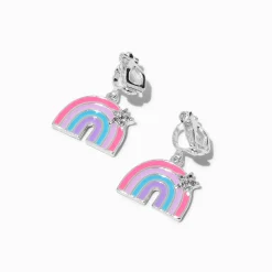 Pendantes à clip 2,5 cm arc-en-ciel étoile