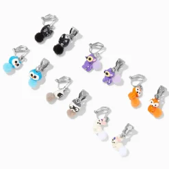 Pendantes à clip 1,5 cm créatures des bois - Lot de 6