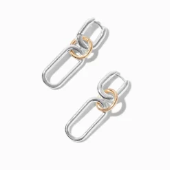 Pendantes à maillons de chaînes en métaux mixtes