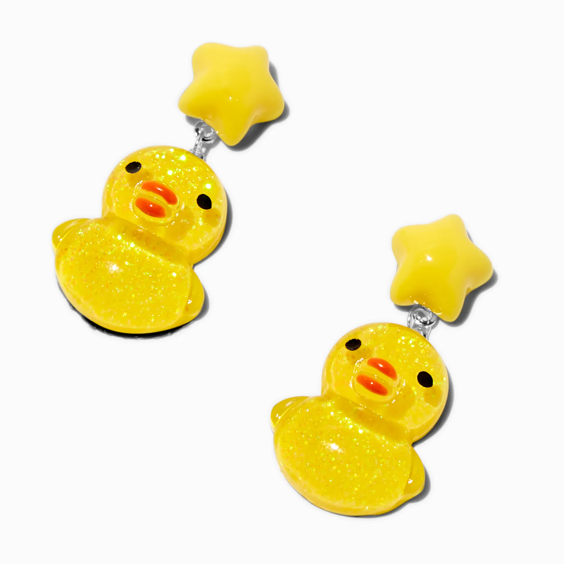 Pendantes canard en plastique bombé