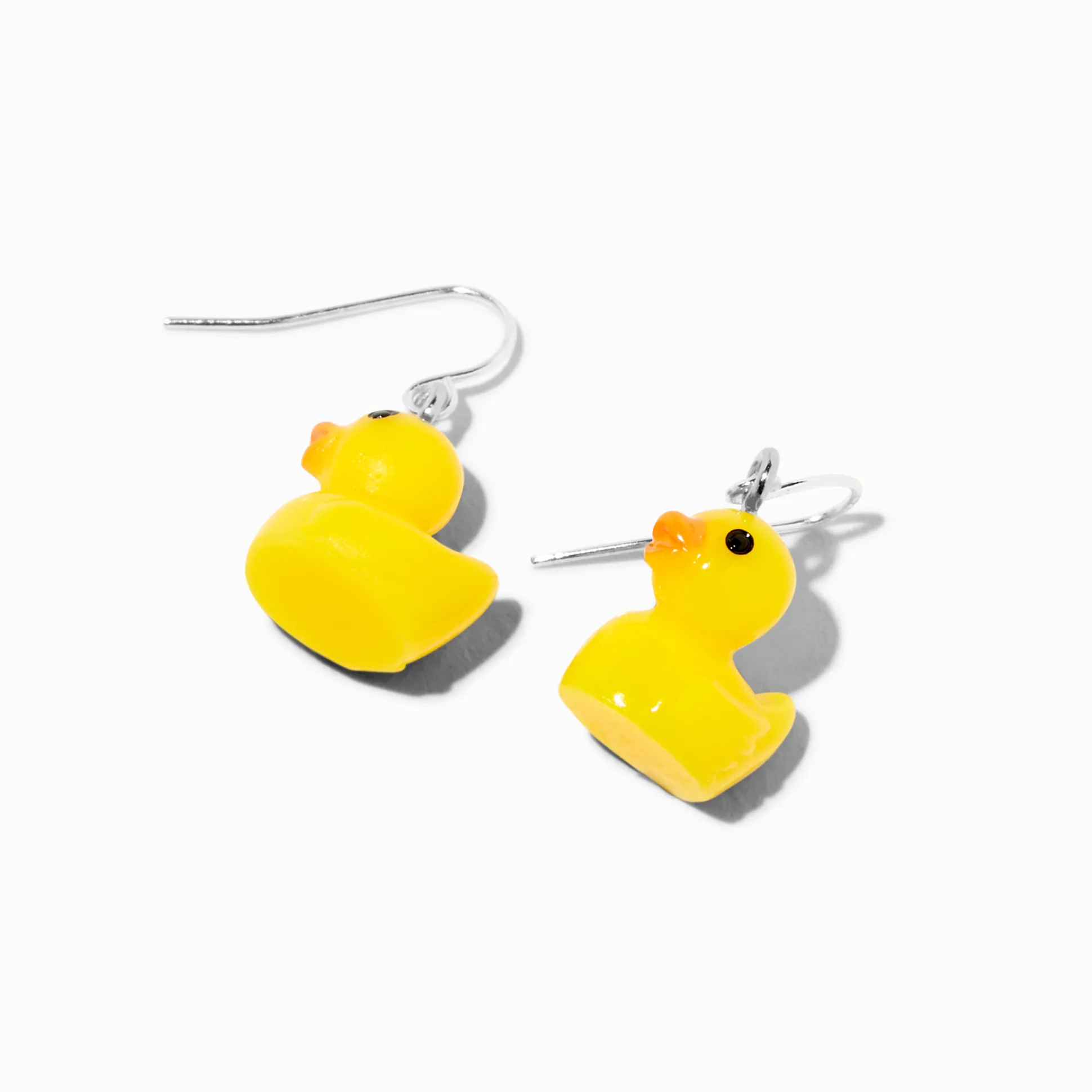 Pendantes canard en silicone jaunes