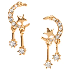 Pendantes célestes 2,5 cm couleur doré