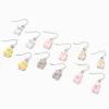 Pendantes 1,5 cm animal pelucheux - Lot de 6