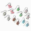 Pendantes 1,5 cm animaux duveteux - Lot de 6