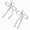 Pendantes 8 cm bol perles d'imitation blanches