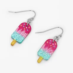 Pendantes 2,5 cm glace à l’eau à paillettes