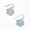 Pendantes 1,5 cm patte paillettes arc-en-ciel