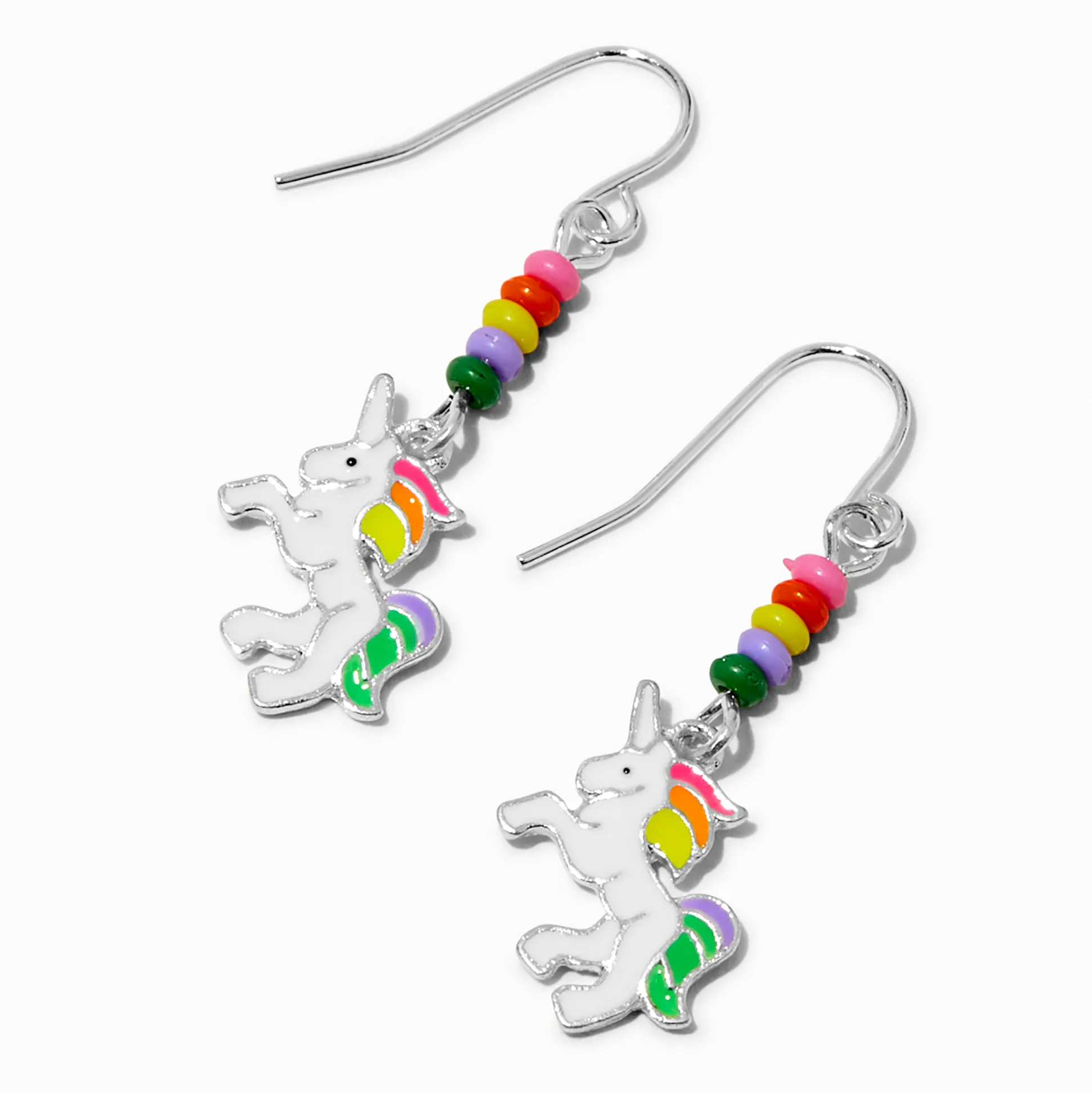 Pendantes 2,5 cm perlées licorne