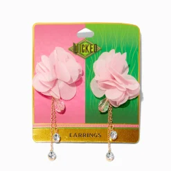 Pendantes 8 cm rosette rose en exclusivité chez Claire’s Wicked™