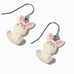 Pendantes lapin duveteuses