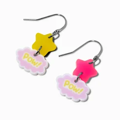 Pendantes « Pow » étoile