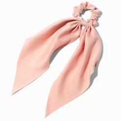 Petit chouchou foulard rose tendre