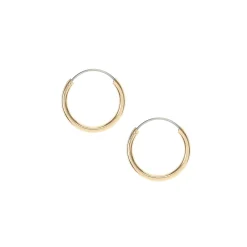 Petites créoles couleur dorée