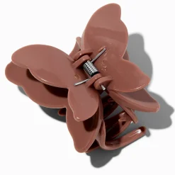 Pince à cheveux papillon mauve