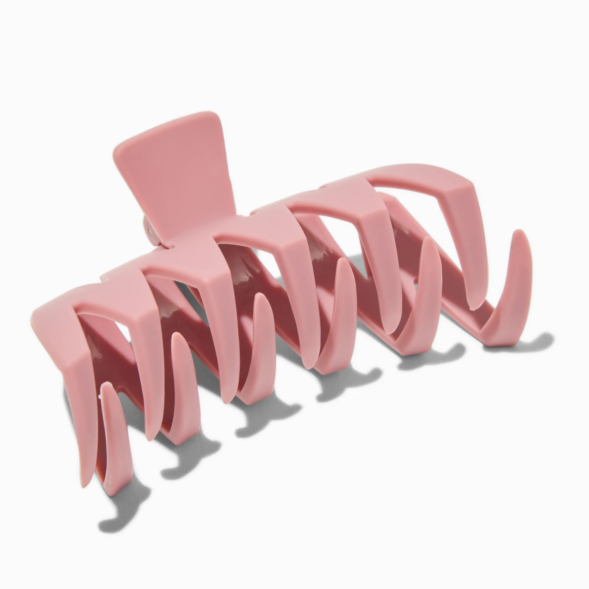 Pince à cheveux zig zag rose mauve