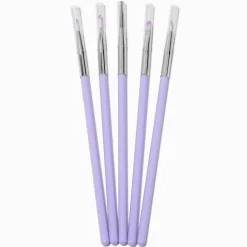 Pinceaux Nail Art violets — Lot de 5