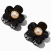 Pinces à cheveux fleurs noires - Lot de 2