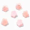Pinces à cheveux fleurs roses variées - Lot de 6