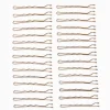 Épingles plates pour cheveux blonds - Lot de 30