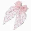Pink Daisy Lace Hair Bow Clip