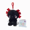 #Plush Goals by Cuddle Barn® Claire's Exclusive 3'' Black Axolotl Soft Toy Bag Clip