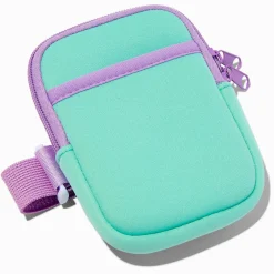 Pochette pour gourde bleu sarcelle