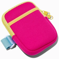 Pochette pour gourde rose