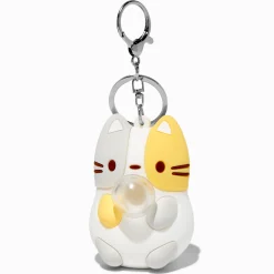 Porte-clés à presser chat calico