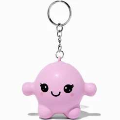 Porte-clés balle anti-stress fille lilas