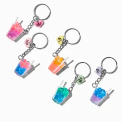 Porte-clés boisson arc-en-ciel Best Friends - Lot de 5