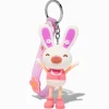 Porte-clés bracelet lapin aux membres extensibles