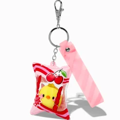 Porte-clés bracelet poussin snack