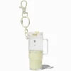 Porte-clés gobelet rempli d’eau couleur ivoire