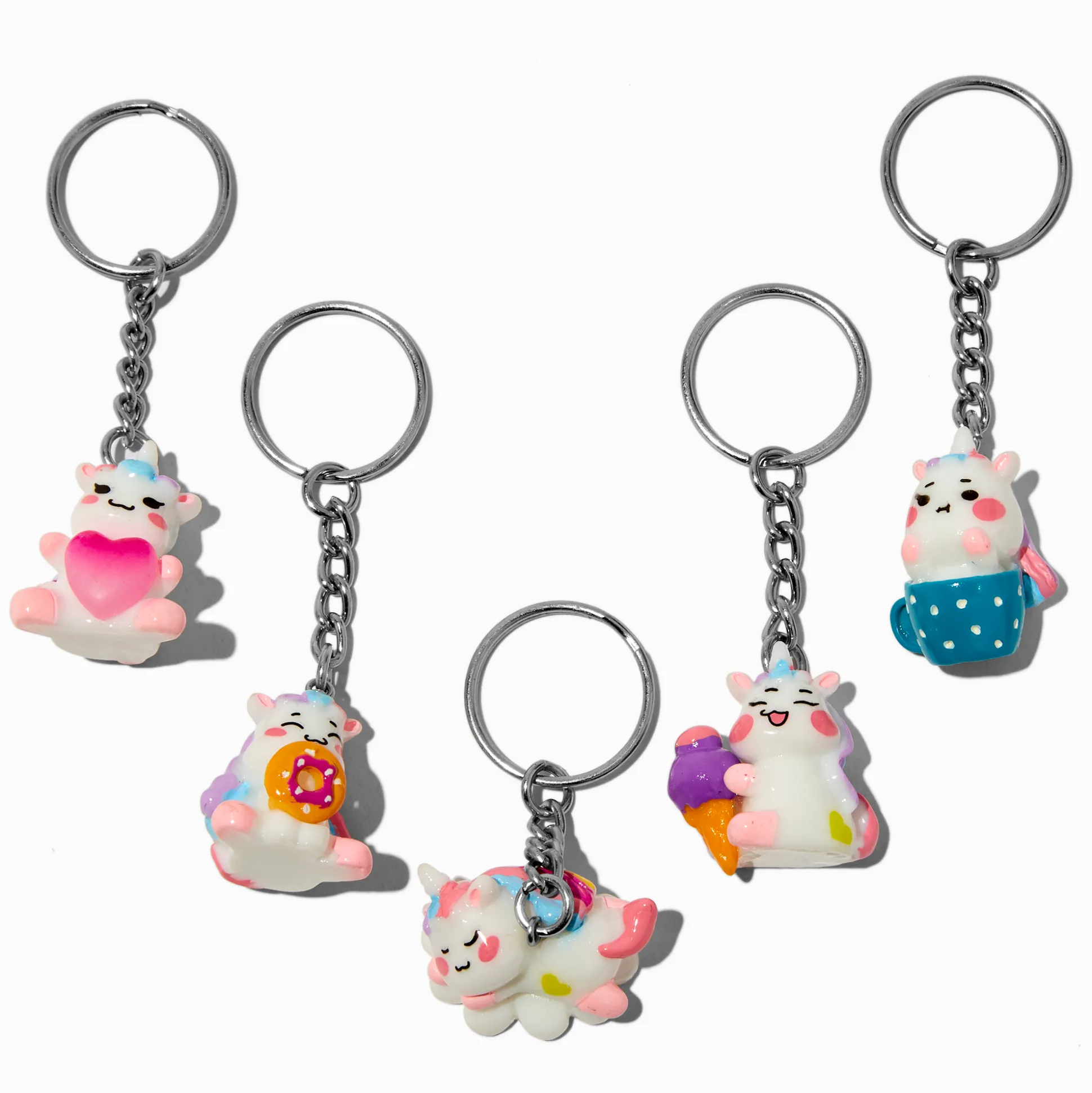 Porte-clés licorne best friends - Lot de 5