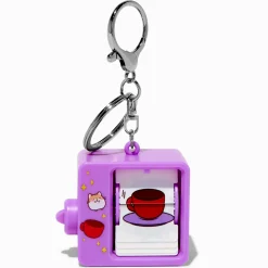 Porte-clés livre mobile à remontoir