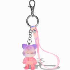 Porte-clés ours holographique