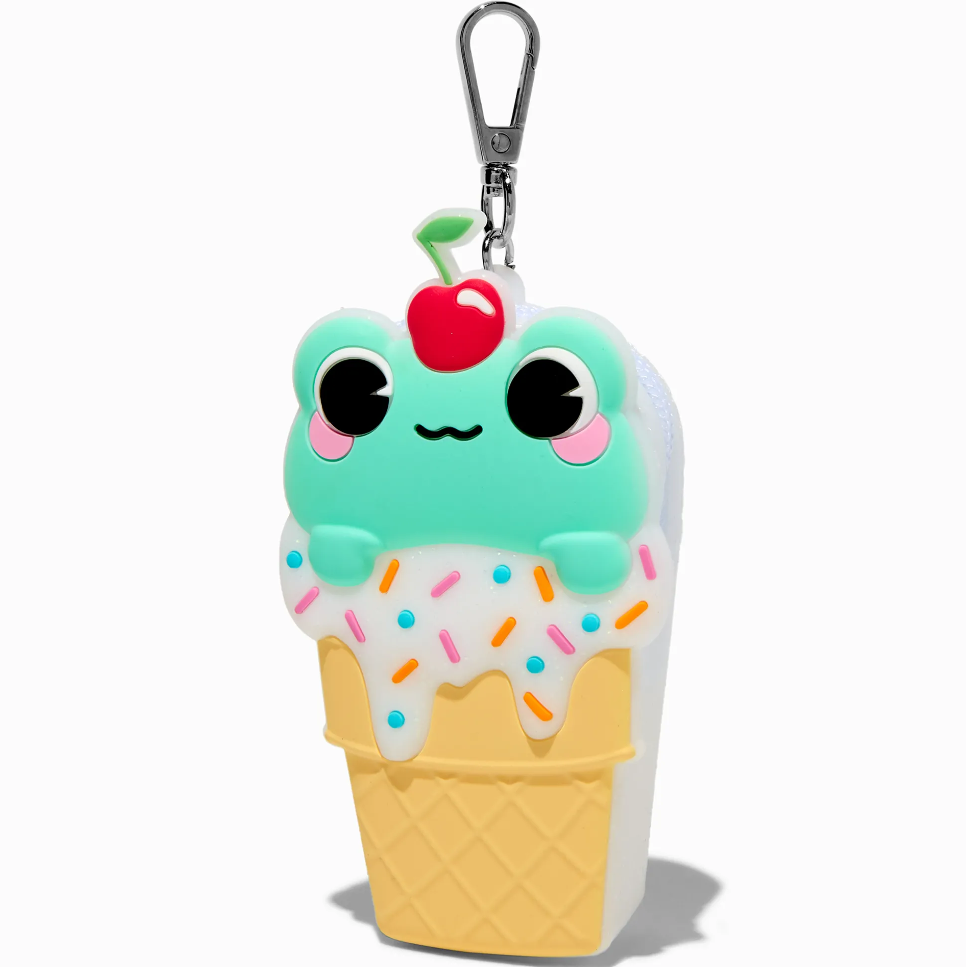 Porte-clés porte-monnaie silicone supérette crème glacée grenouille