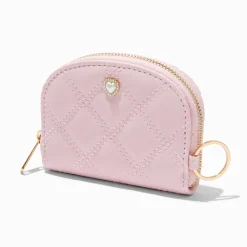 Portefeuille matelassé papillon