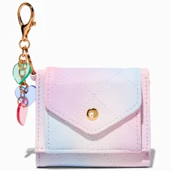 Porte-monnaie dépliant dégradé multicolore