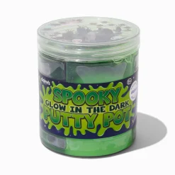 Pot de slime en exclusivité chez Claire’s phosphorescent effrayant