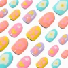 Puffy Icons Stiletto Press On Vegan Faux Nail Set - 24 Pack