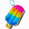 Puffy Rainbow Ice Pop Mini Diary Keyring