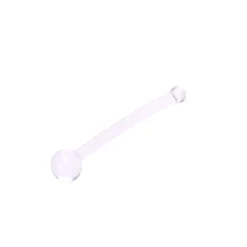 Retainer de piercing nez avec boule en lucite 18g