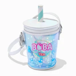 Sac à bandoulière shaker thé aux perles Claire's Club