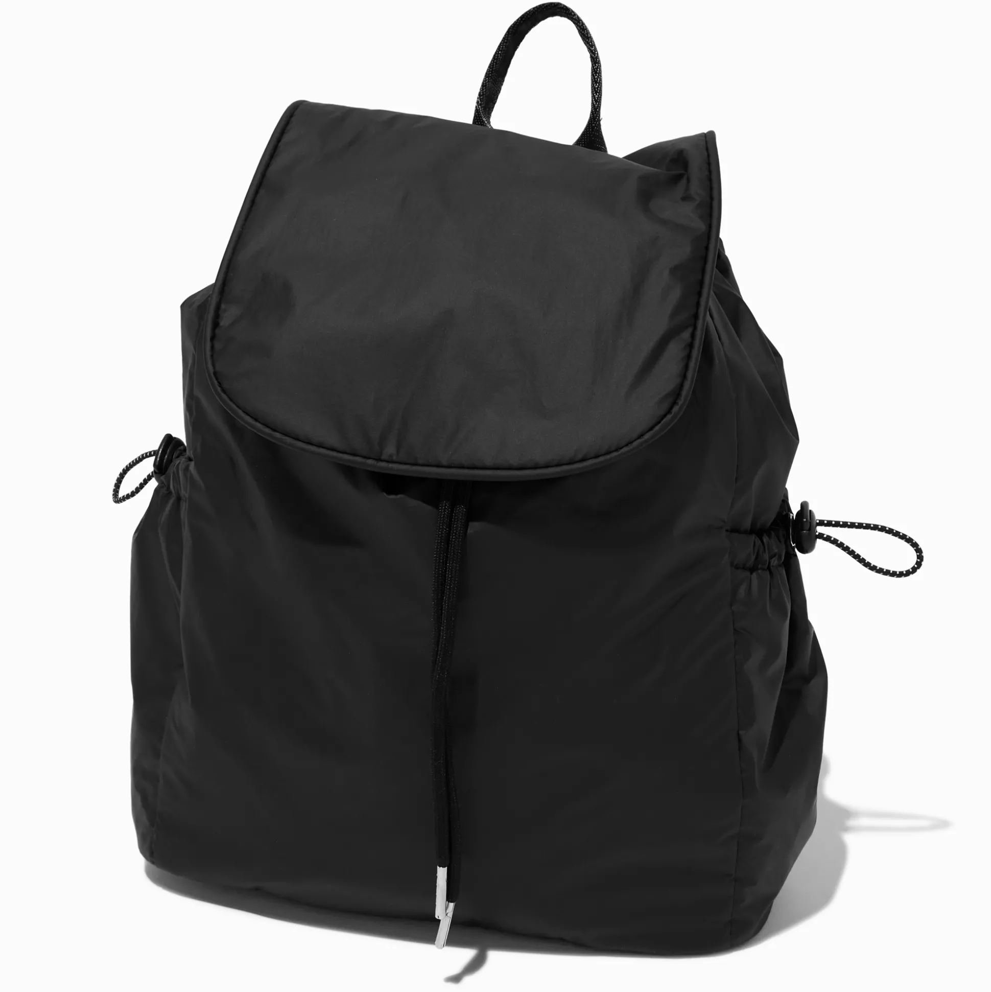 Sac à dos à rabat nylon noir