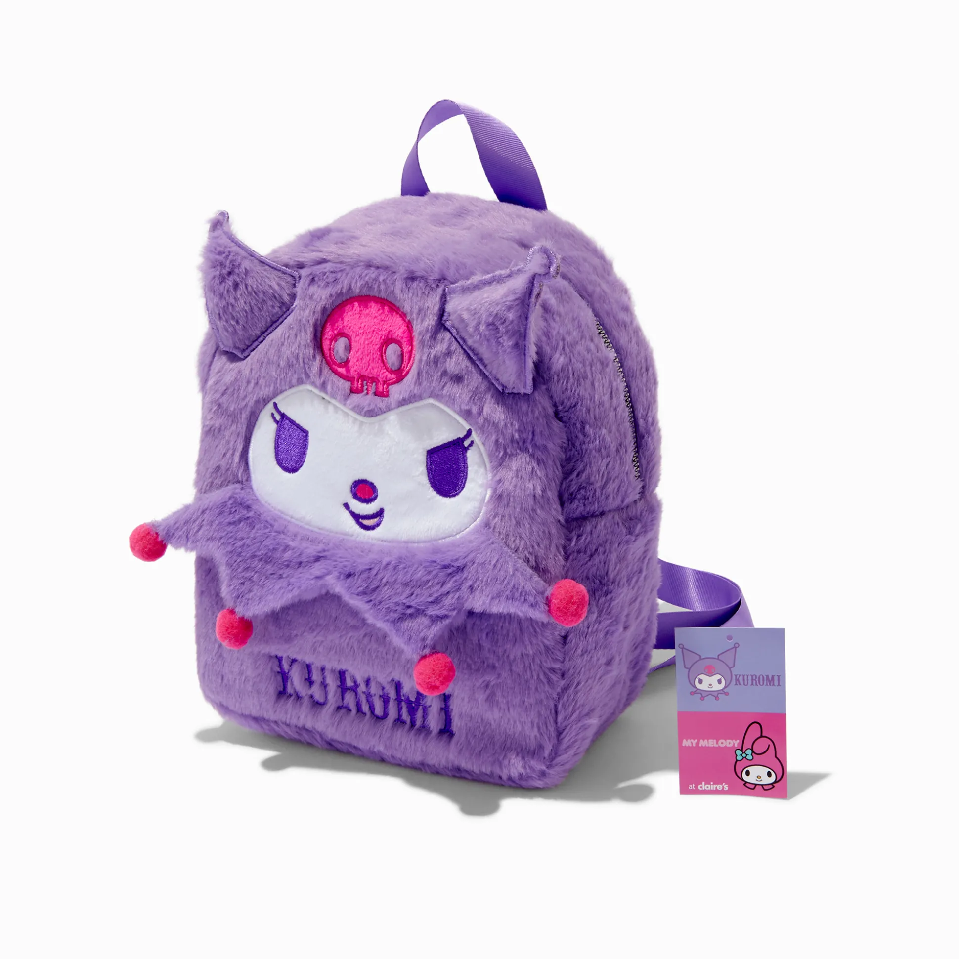 Sac à dos en fausse fourrure My Melody™ et Kuromi™ en exclusivité chez Claire's Sanrio®