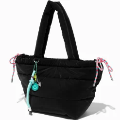 Sac cabas bombé nylon noir