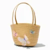 Sac cabas paille papillon Claire's Club