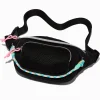 Sac ceinture corde en nylon noir